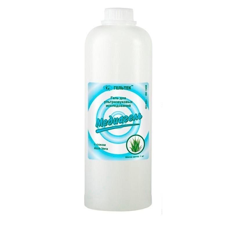 Гель для ультразвуковых исследований "МЕДИАГЕЛЬ" с aloe vera, б/ц, Гельтек, фл.1кг